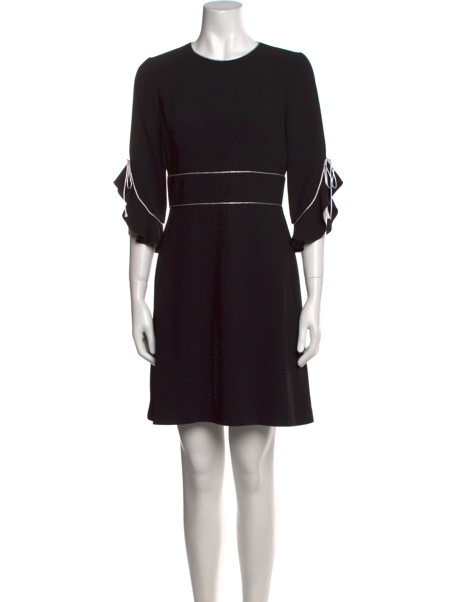 Paule Ka Crew Neck Mini Dress