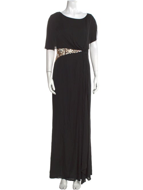 Paule Ka Silk Long Dress