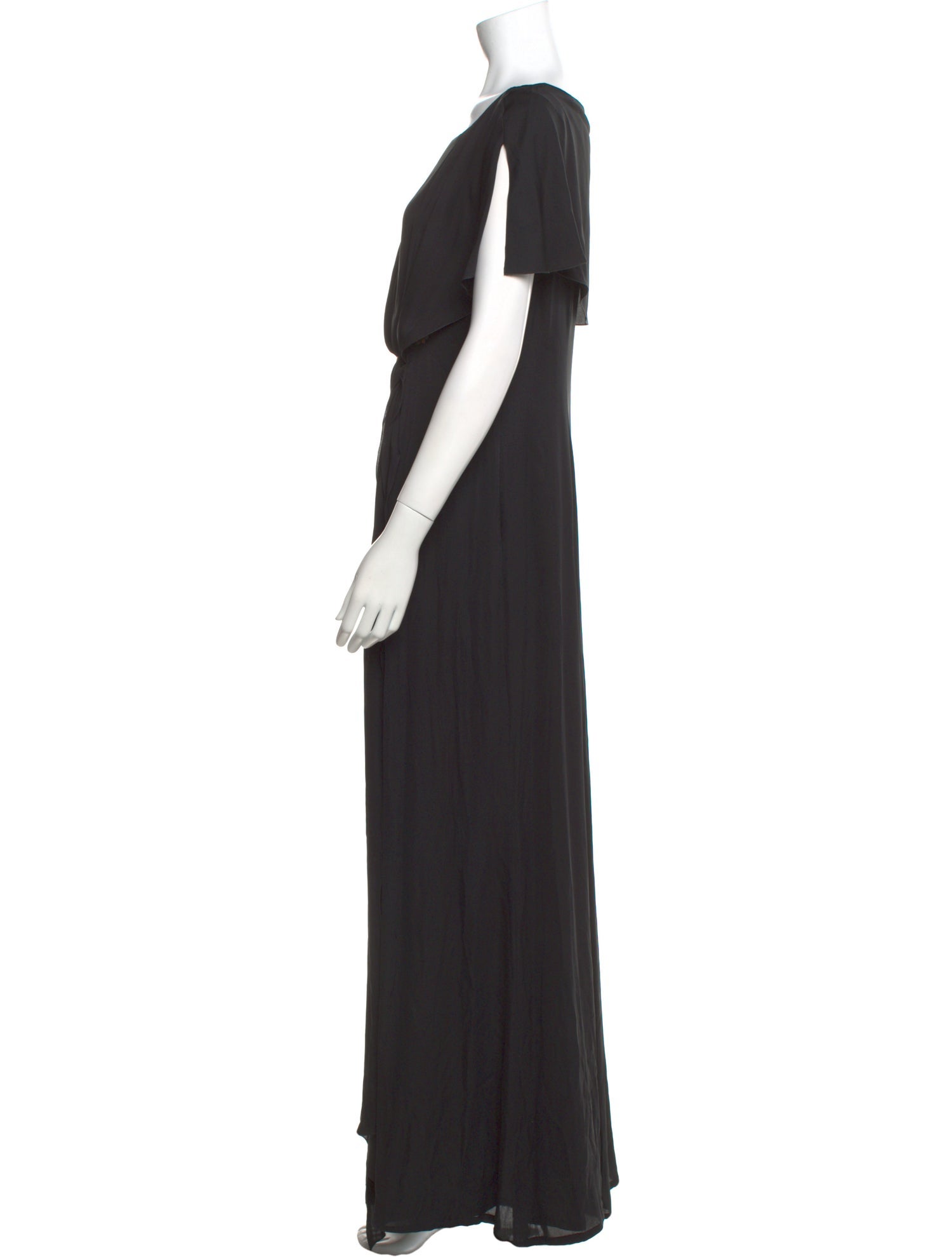 Paule Ka Silk Long Dress