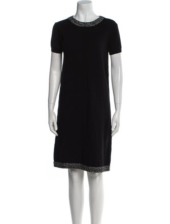 Paule Ka Embroidered Accent Dress Set