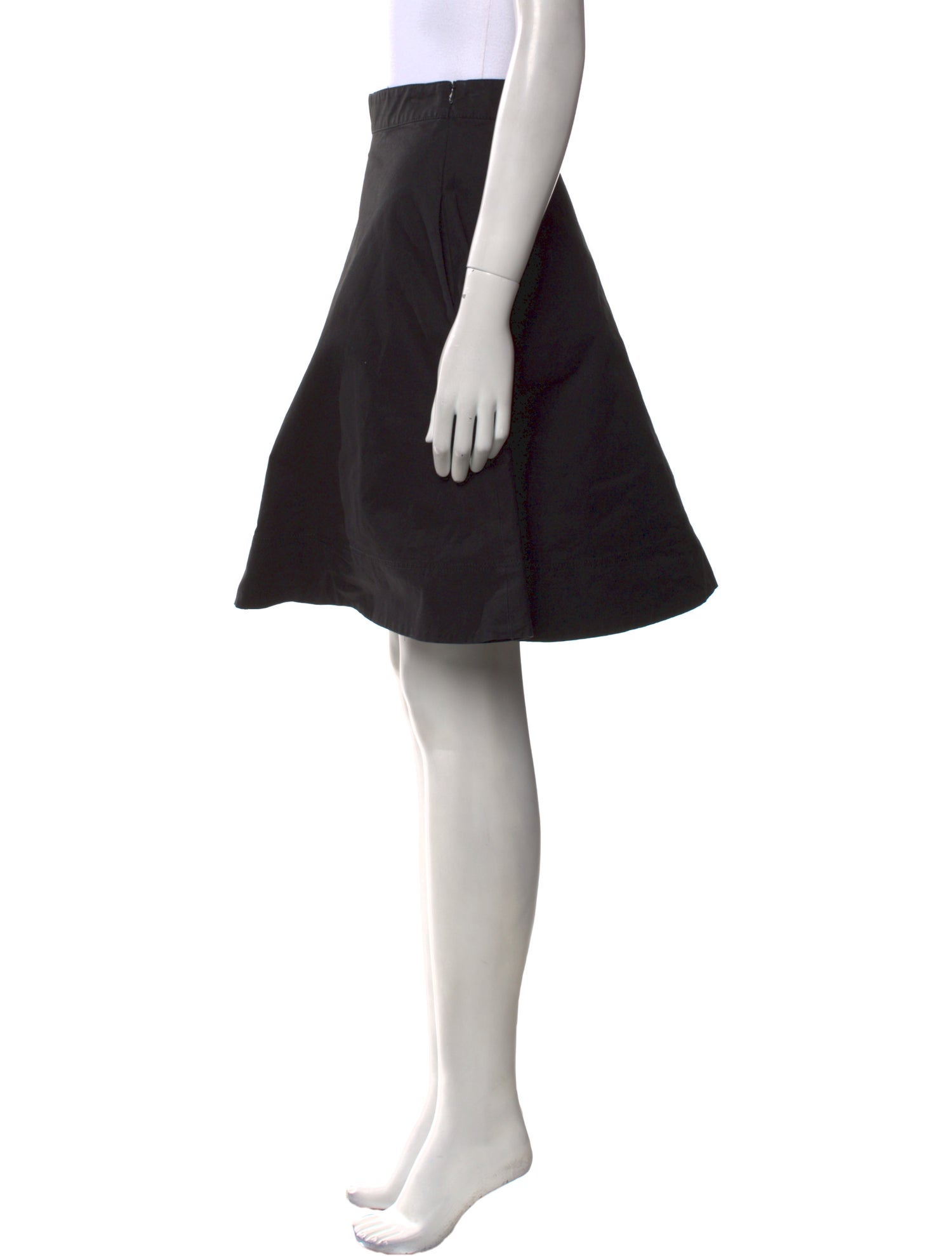 Paule Ka Pleated Accents Knee-Length Skirt