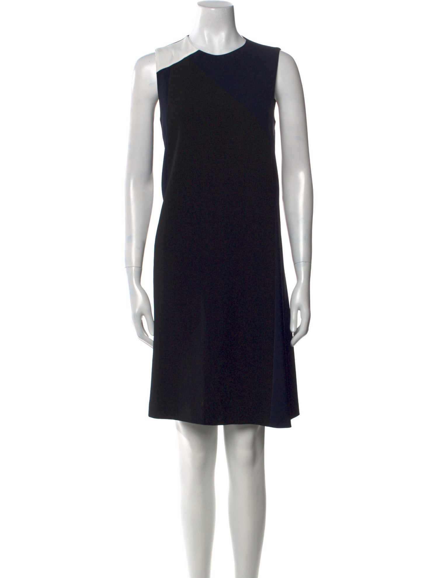 Paule Ka Crew Neck Knee-Length Dress