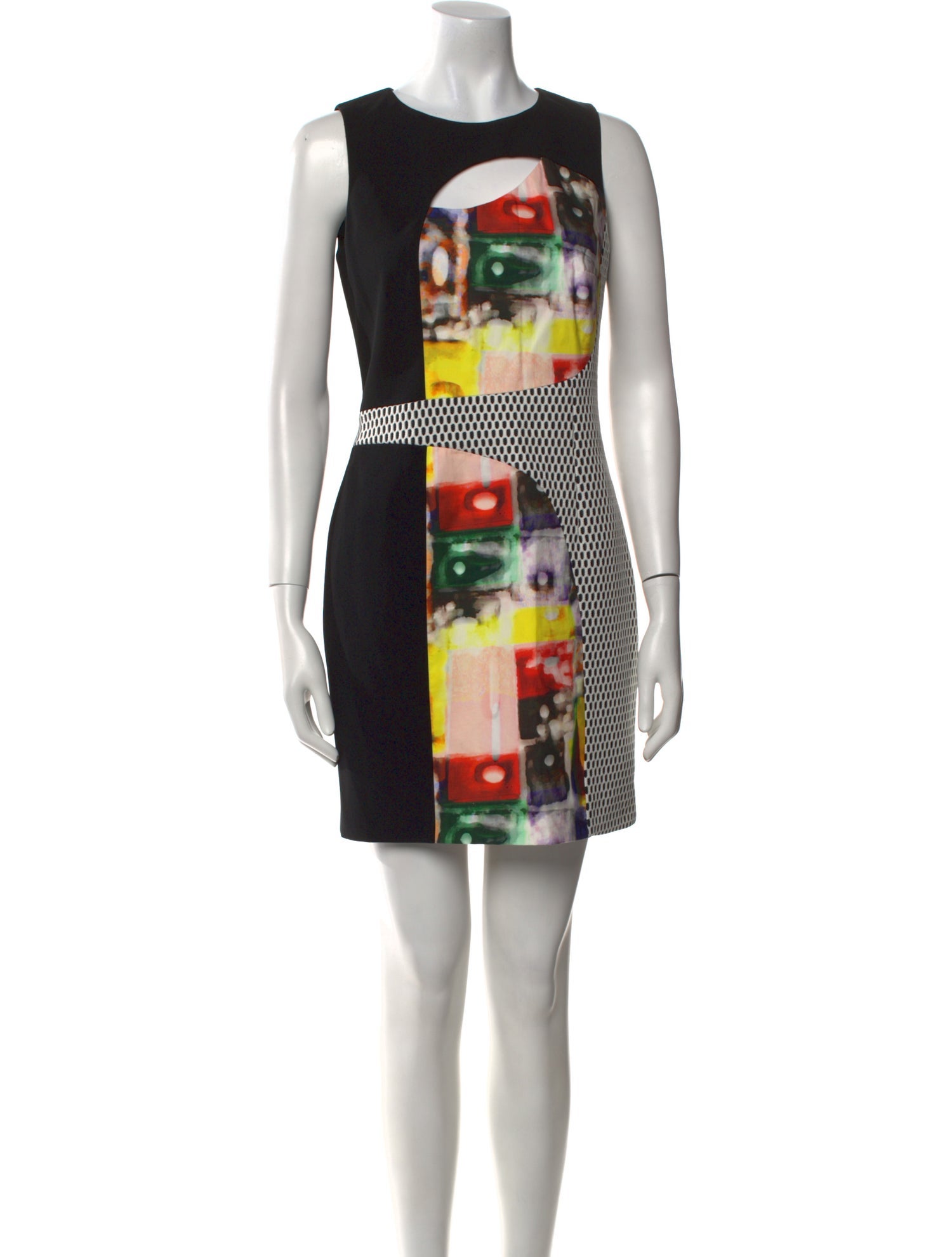 Paule Ka Printed Mini Dress