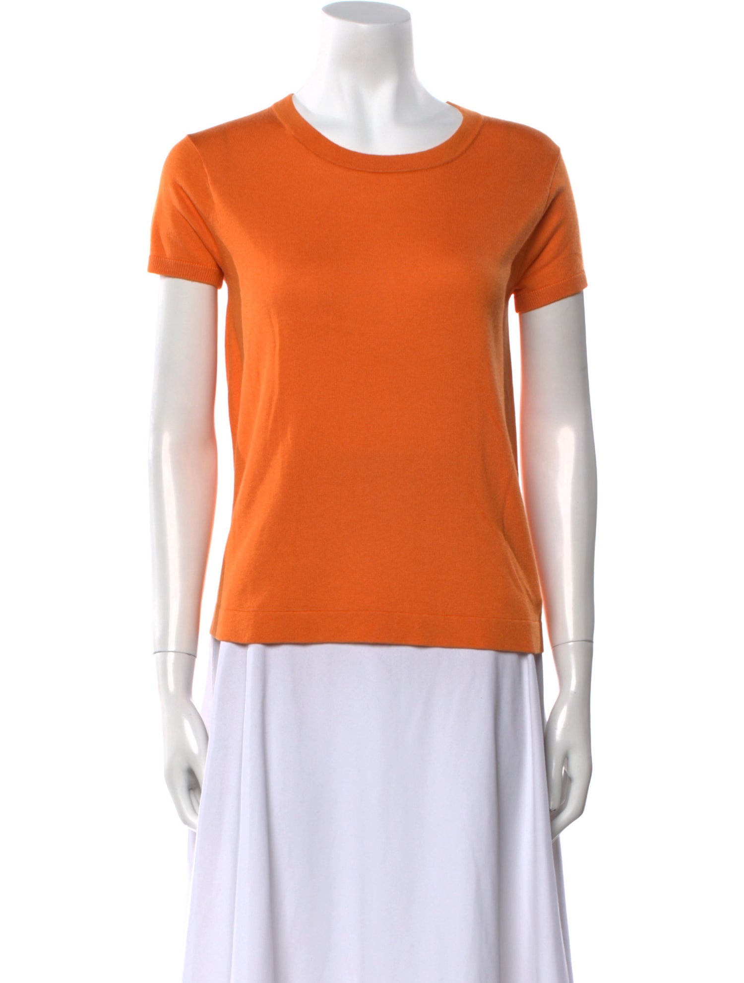 Paule Ka Silk Scoop Neck T-Shirt