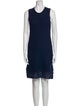 Paule Ka Crew Neck Mini Dress