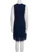 Paule Ka Crew Neck Mini Dress