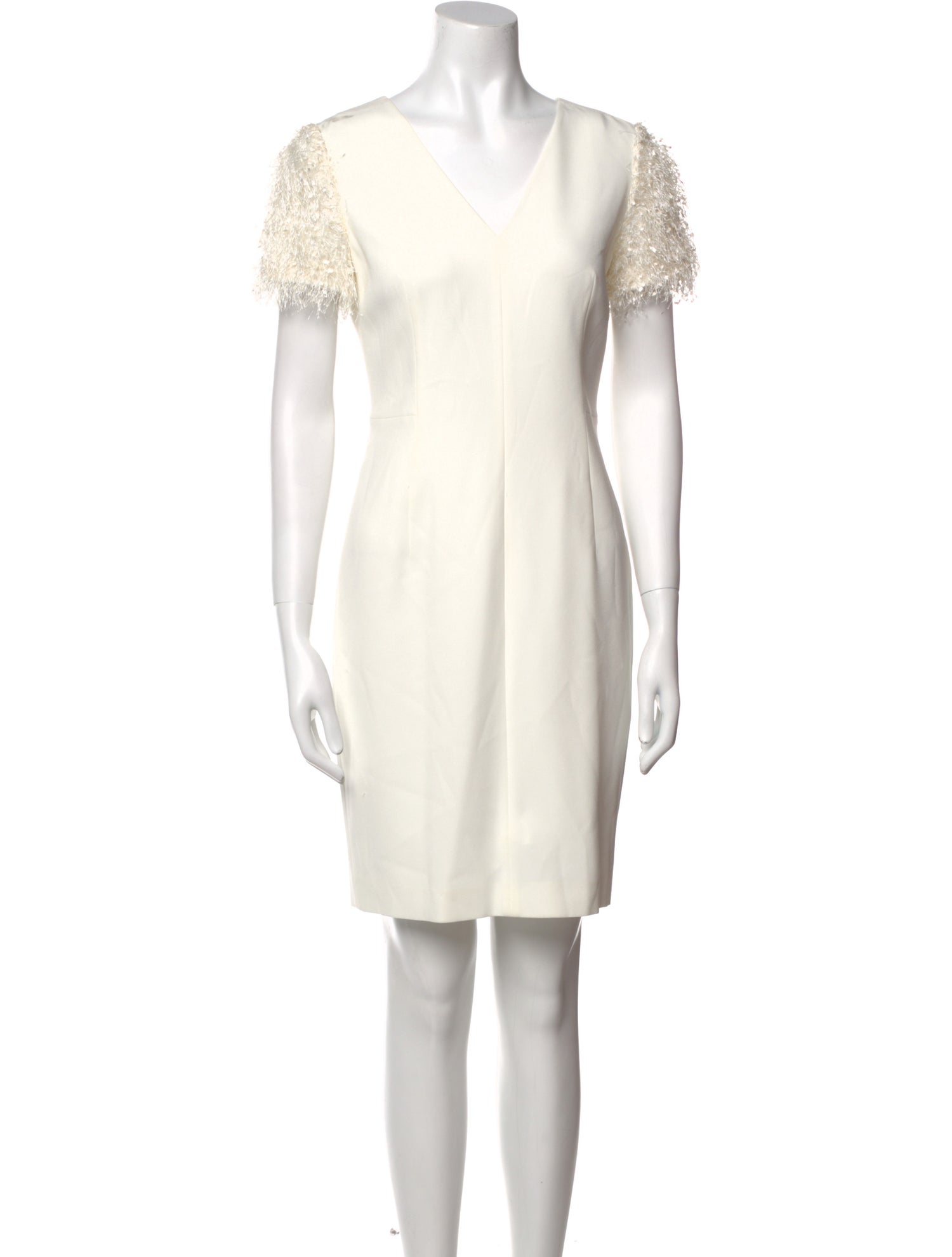 Paule Ka V-Neck Mini Dress