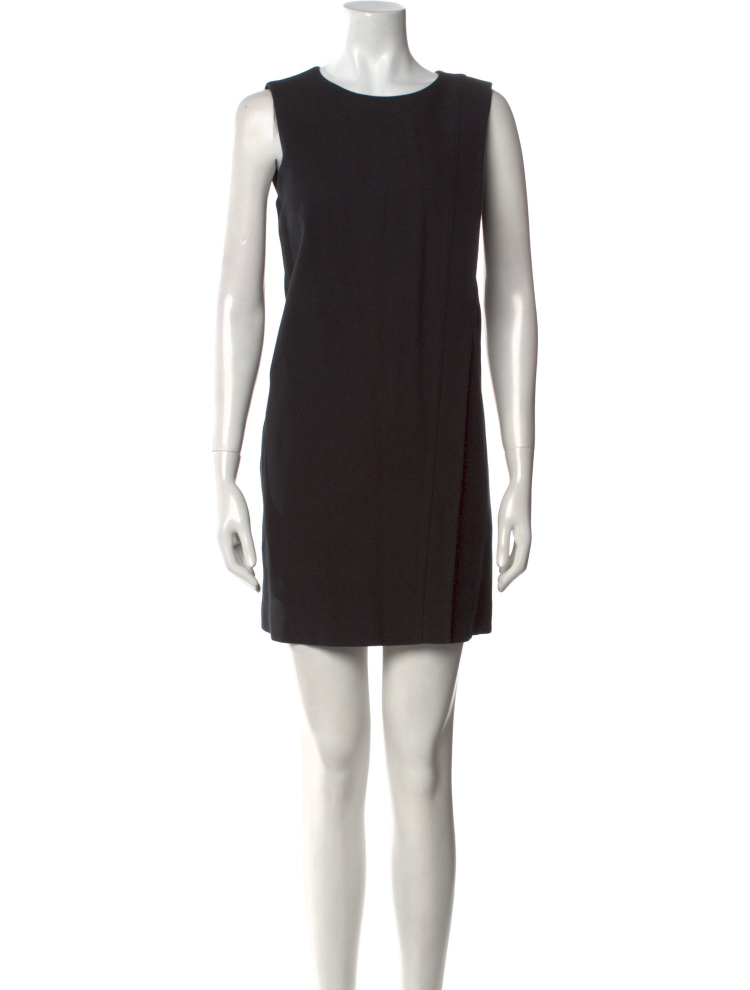 Paule Ka Scoop Neck Mini Dress