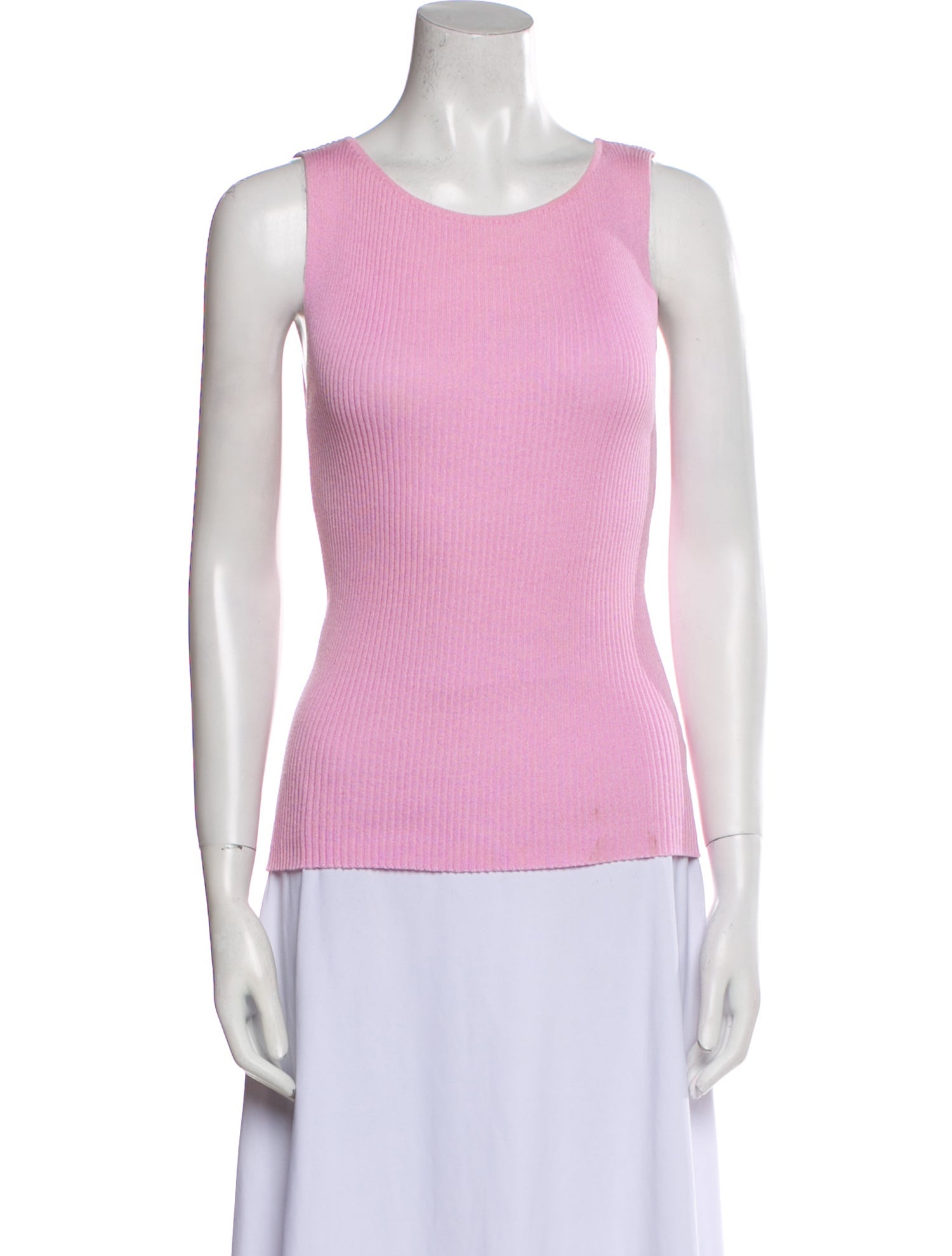 Paule Ka Scoop Neck Sleeveless Top