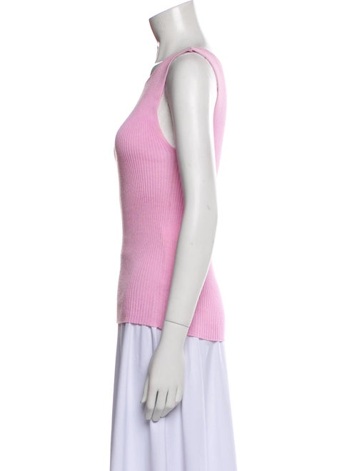 Paule Ka Scoop Neck Sleeveless Top