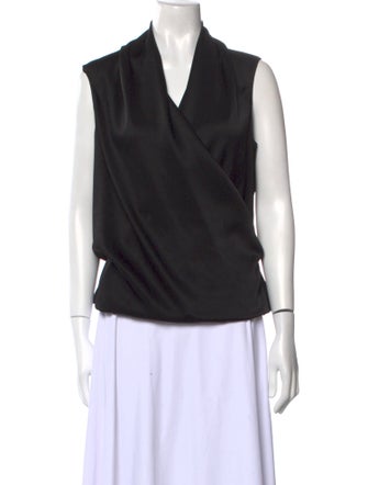 Paule Ka V-Neck Sleeveless Top