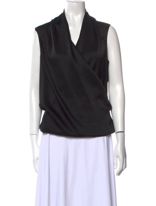 Paule Ka V-Neck Sleeveless Top
