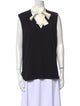 Paule Ka V-Neck Sleeveless Top