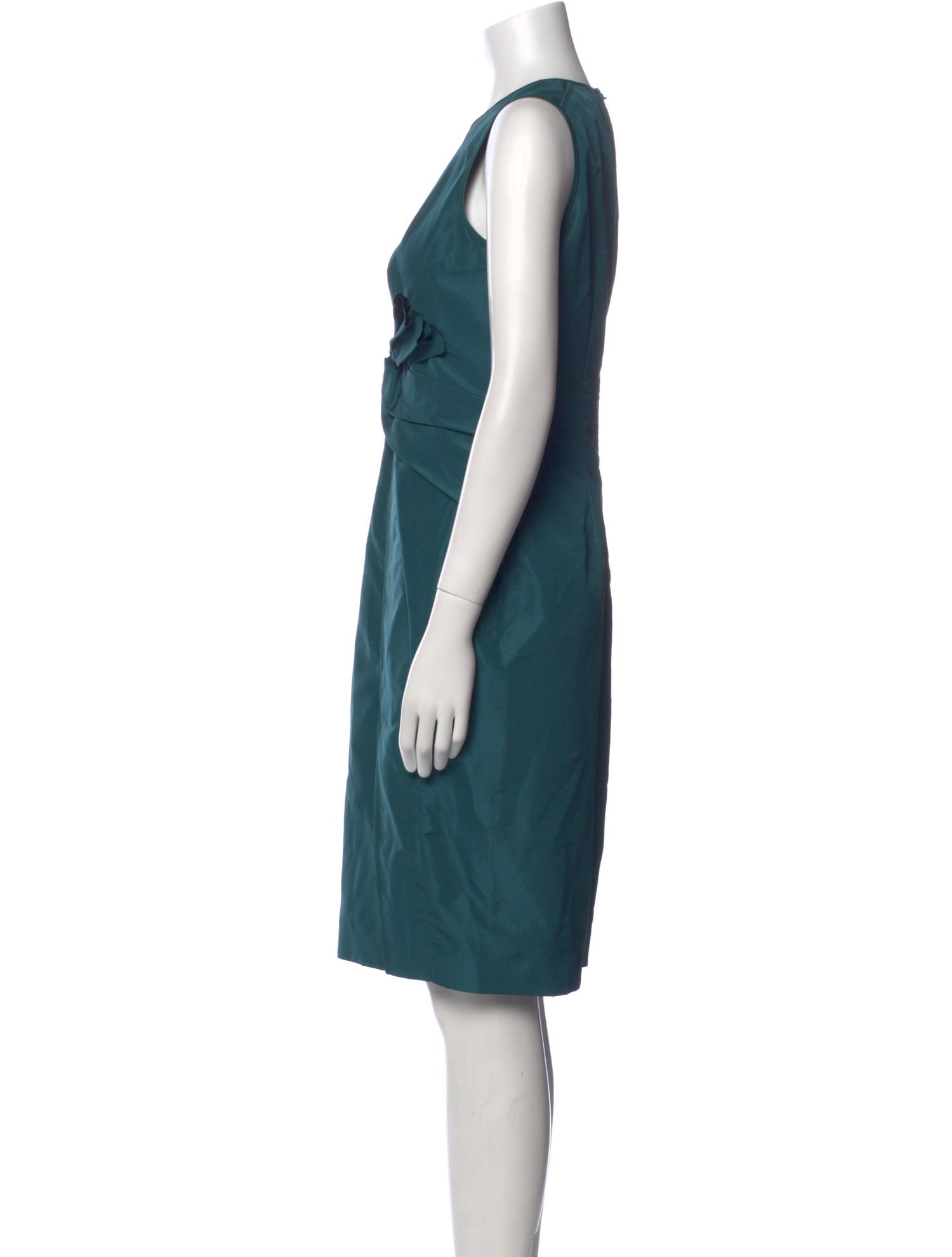 Paule Ka Crew Neck Knee-Length Dress