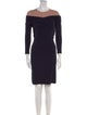 Paule Ka Wool Knee-Length Dress