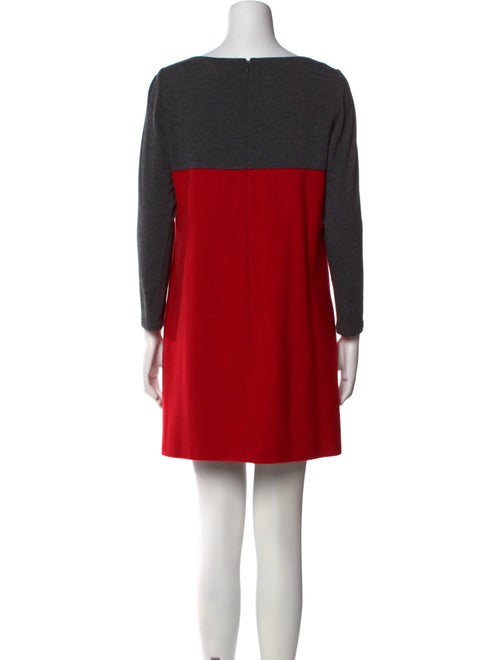 Paule Ka Virgin Wool Mini Dress