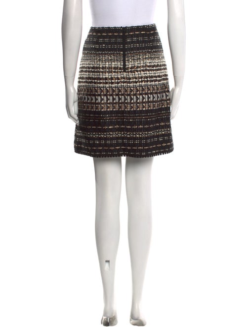 Paule Ka Tweed Pattern Mini Skirt