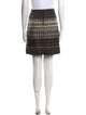 Paule Ka Tweed Pattern Mini Skirt