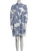 Paule Ka Printed Mini Dress