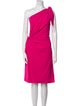 Paule Ka One-Shoulder Knee-Length Dress