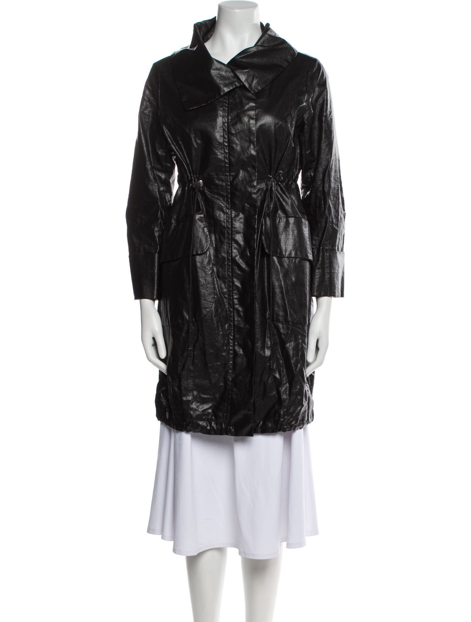 Paule Ka Linen Trench Coat