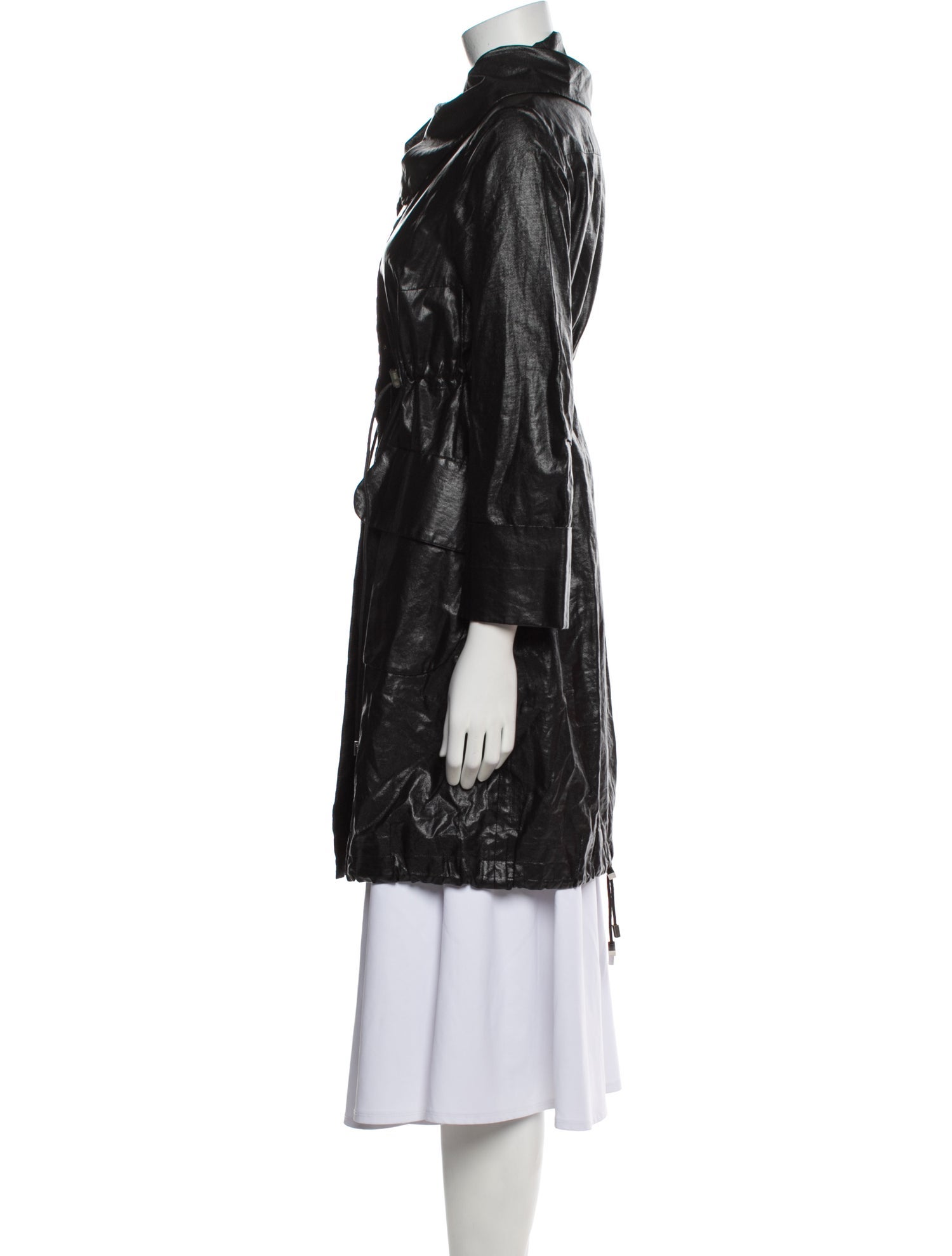 Paule Ka Linen Trench Coat