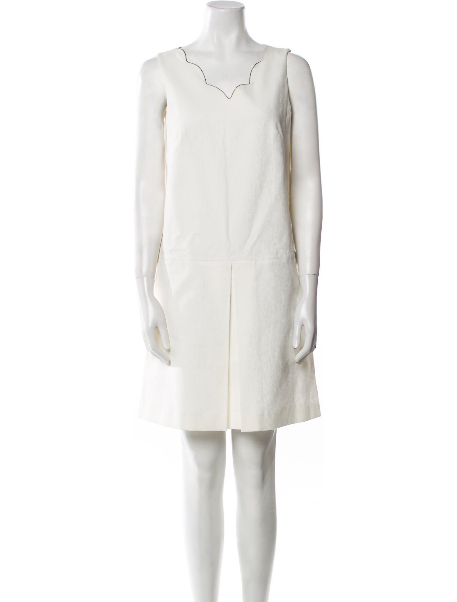 Paule Ka V-Neck Mini Dress