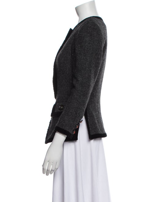 Paule Ka Wool Tweed Pattern Evening Jacket