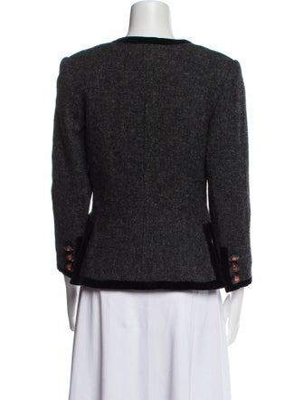 Paule Ka Wool Tweed Pattern Evening Jacket