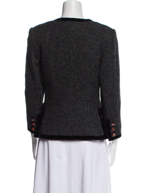 Paule Ka Wool Tweed Pattern Evening Jacket