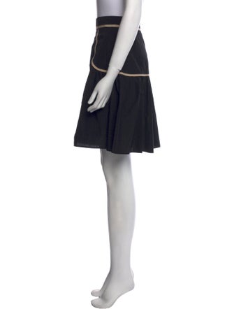 Paule Ka Striped Knee-Length Skirt