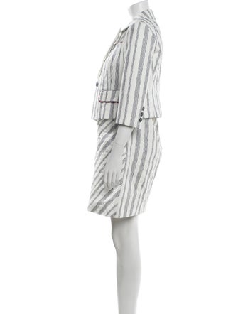 Paule Ka Striped Dress Set