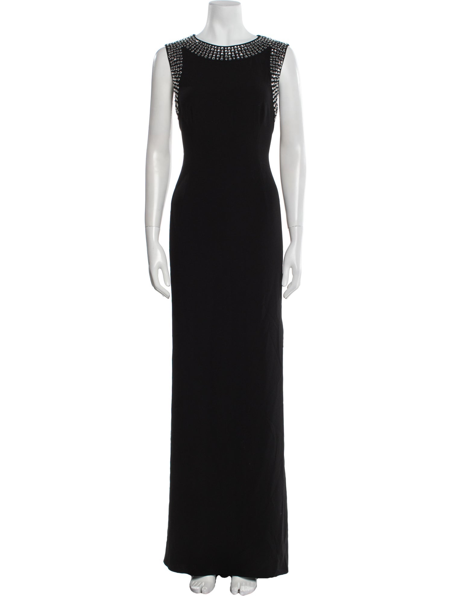 Paule Ka Crew Neck Long Dress