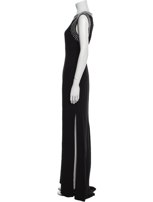 Paule Ka Crew Neck Long Dress