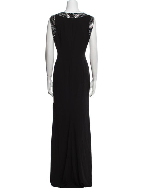 Paule Ka Crew Neck Long Dress