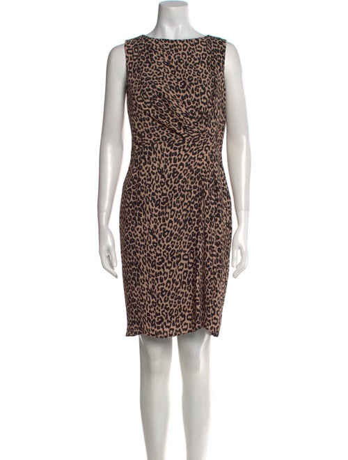 Paule Ka Animal Print Mini Dress
