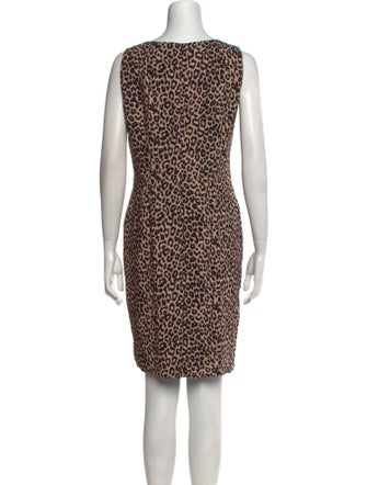Paule Ka Animal Print Mini Dress