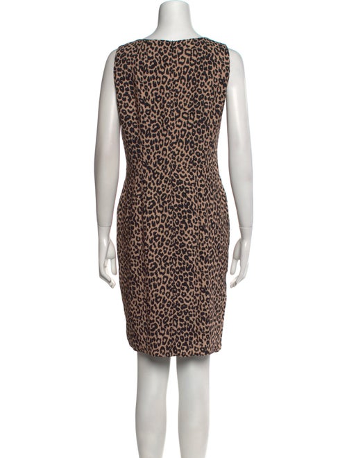 Paule Ka Animal Print Mini Dress