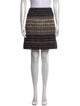 Paule Ka Tweed Pattern Mini Skirt