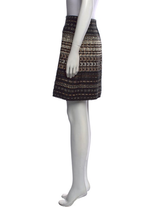 Paule Ka Tweed Pattern Mini Skirt