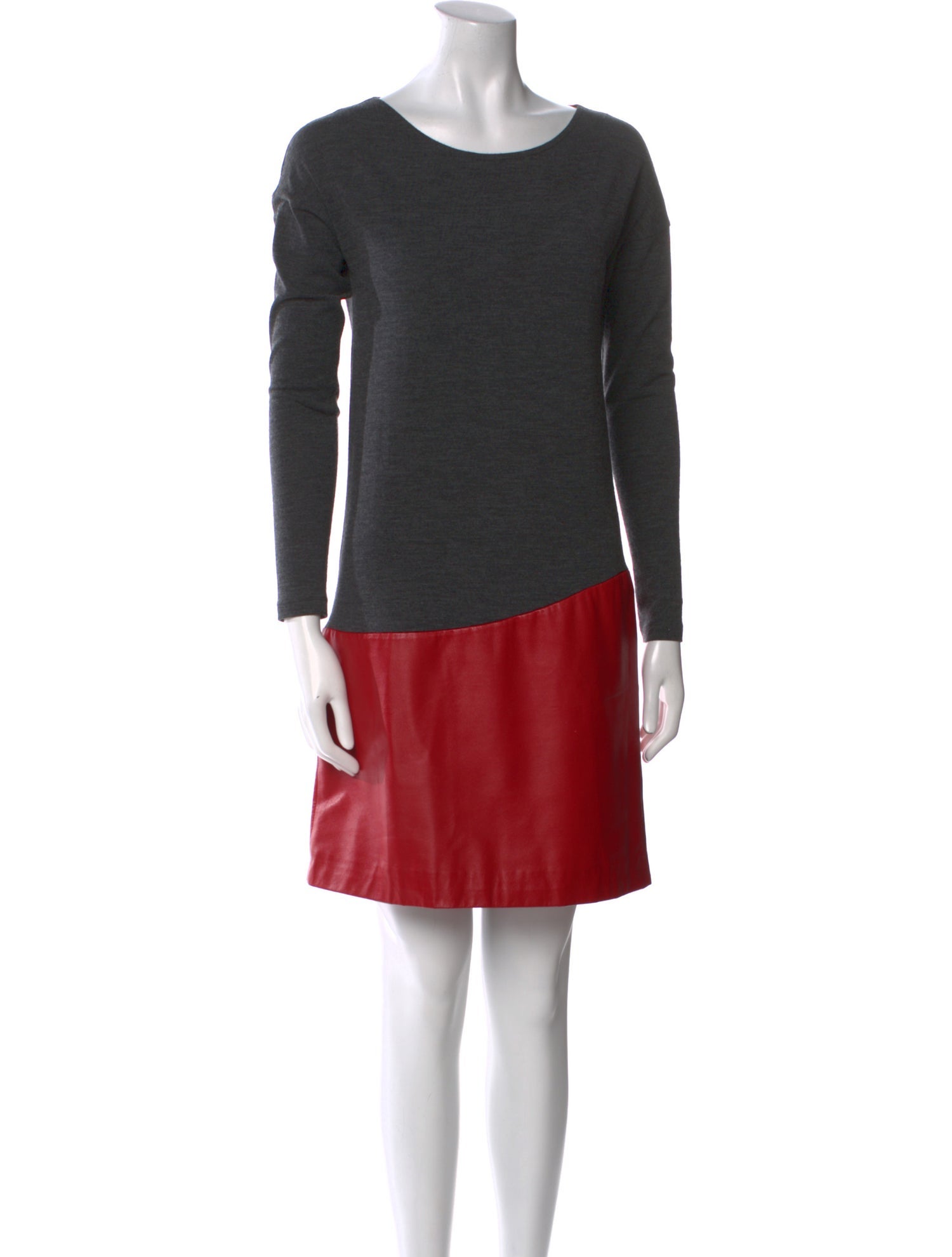 Paule Ka Virgin Wool Mini Dress