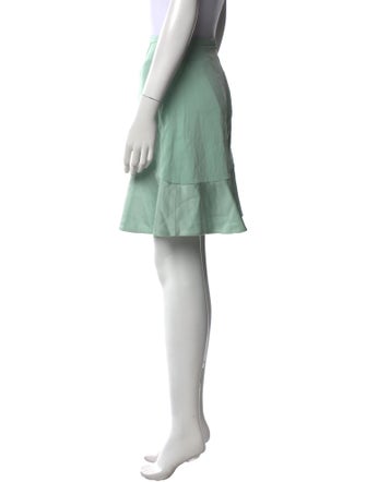 Paule Ka Ruffle Embellishment Knee-Length Skirt