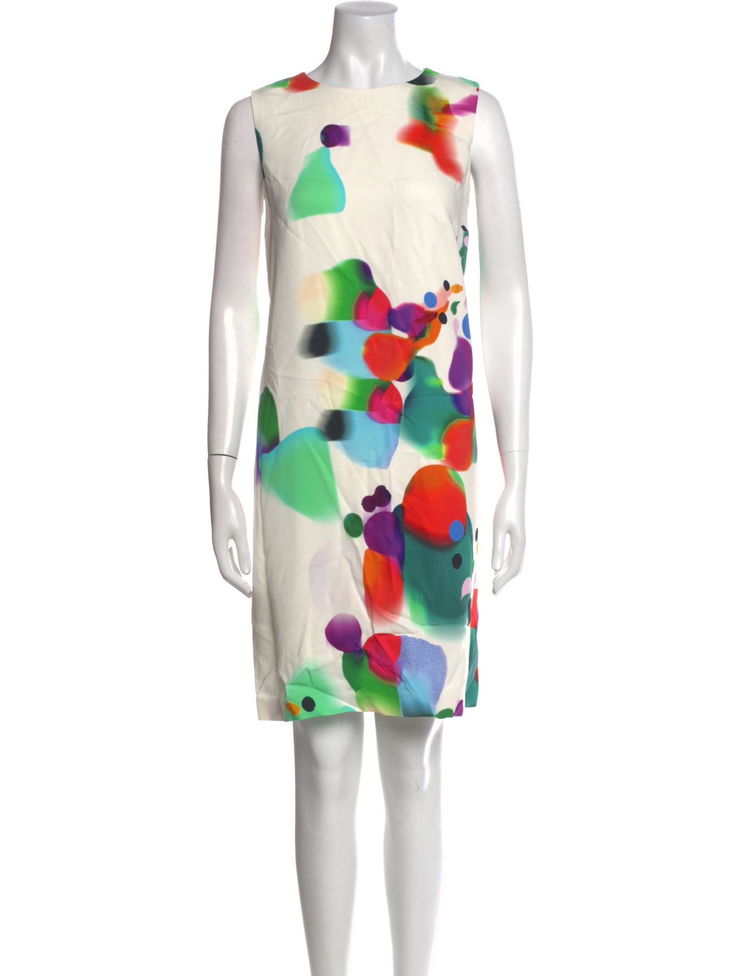 Paule Ka Printed Knee-Length Dress