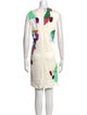 Paule Ka Printed Knee-Length Dress