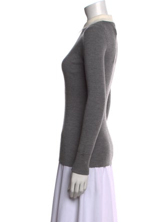 Paule Ka Wool V-Neck Sweater