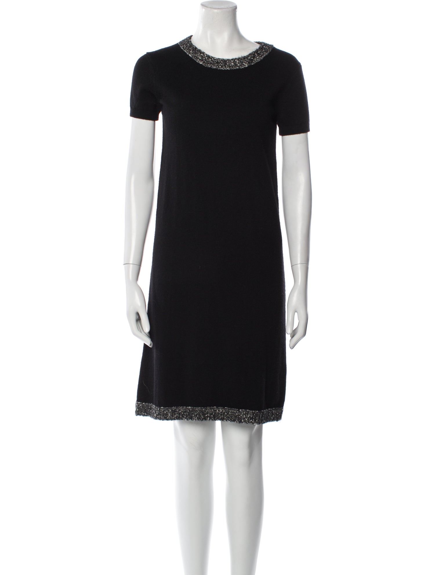 Paule Ka Wool Knee-Length Dress