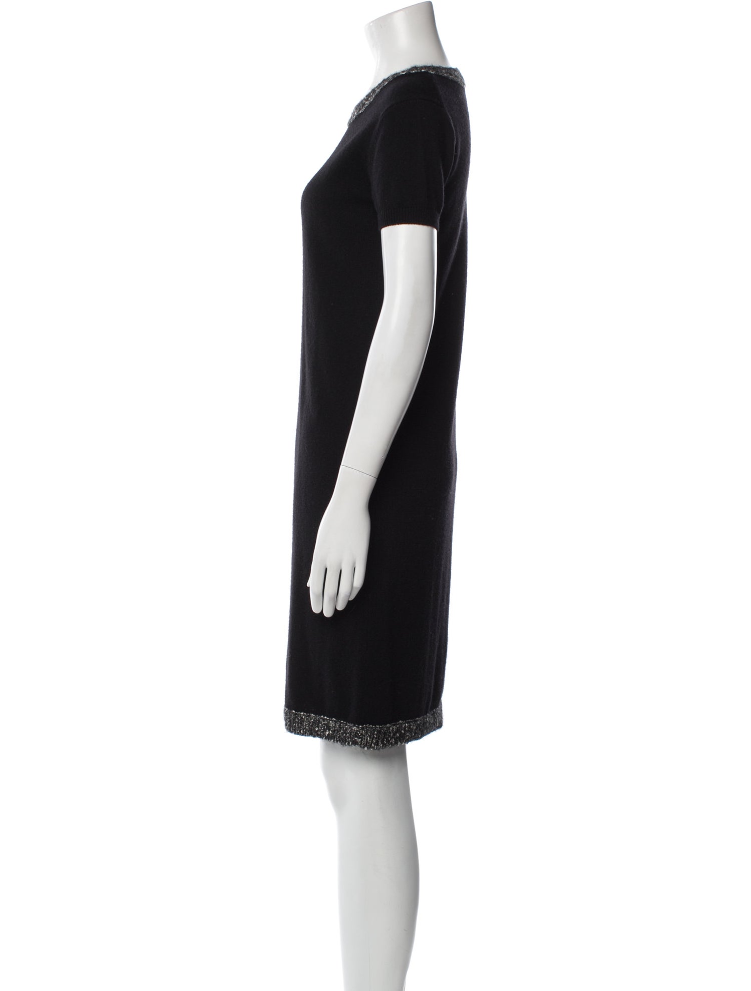Paule Ka Wool Knee-Length Dress