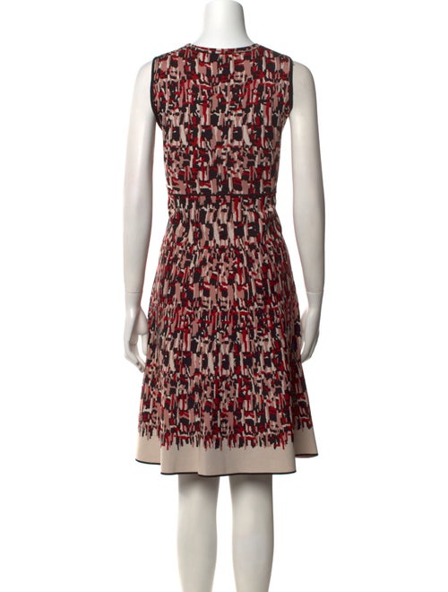 Paule Ka Printed Knee-Length Dress