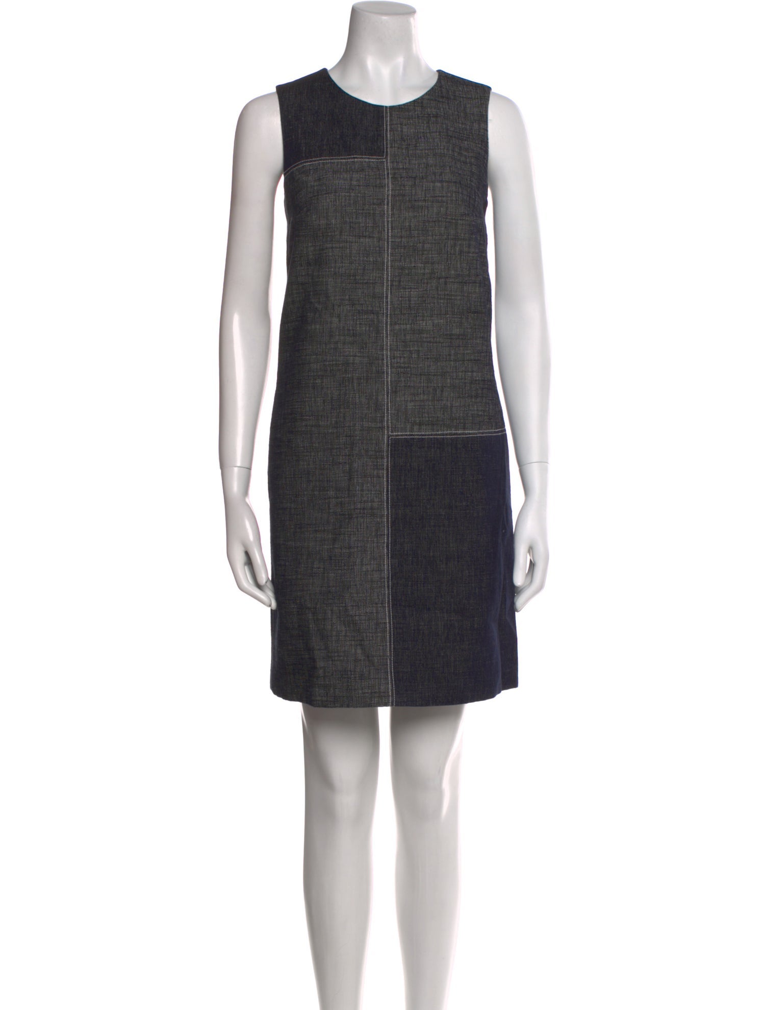 Paule Ka Crew Neck Mini Dress