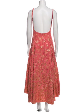 Paule Ka Silk Midi Length Dress